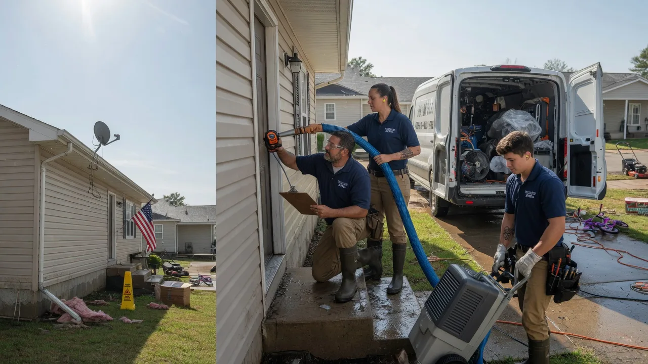 Ceiling Water Damage Restoration in Oregon, IL near me